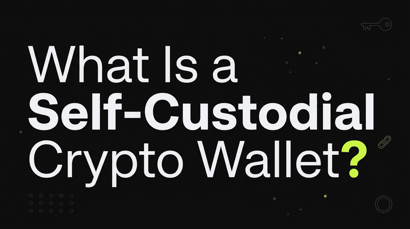 ¿Qué es una wallet cripto auto-custodiada?
